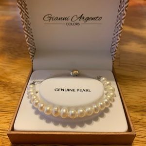 Gianni Argento Genuine Pearl Bracelet